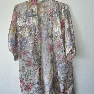 Kimono/robe floral (M/L)
